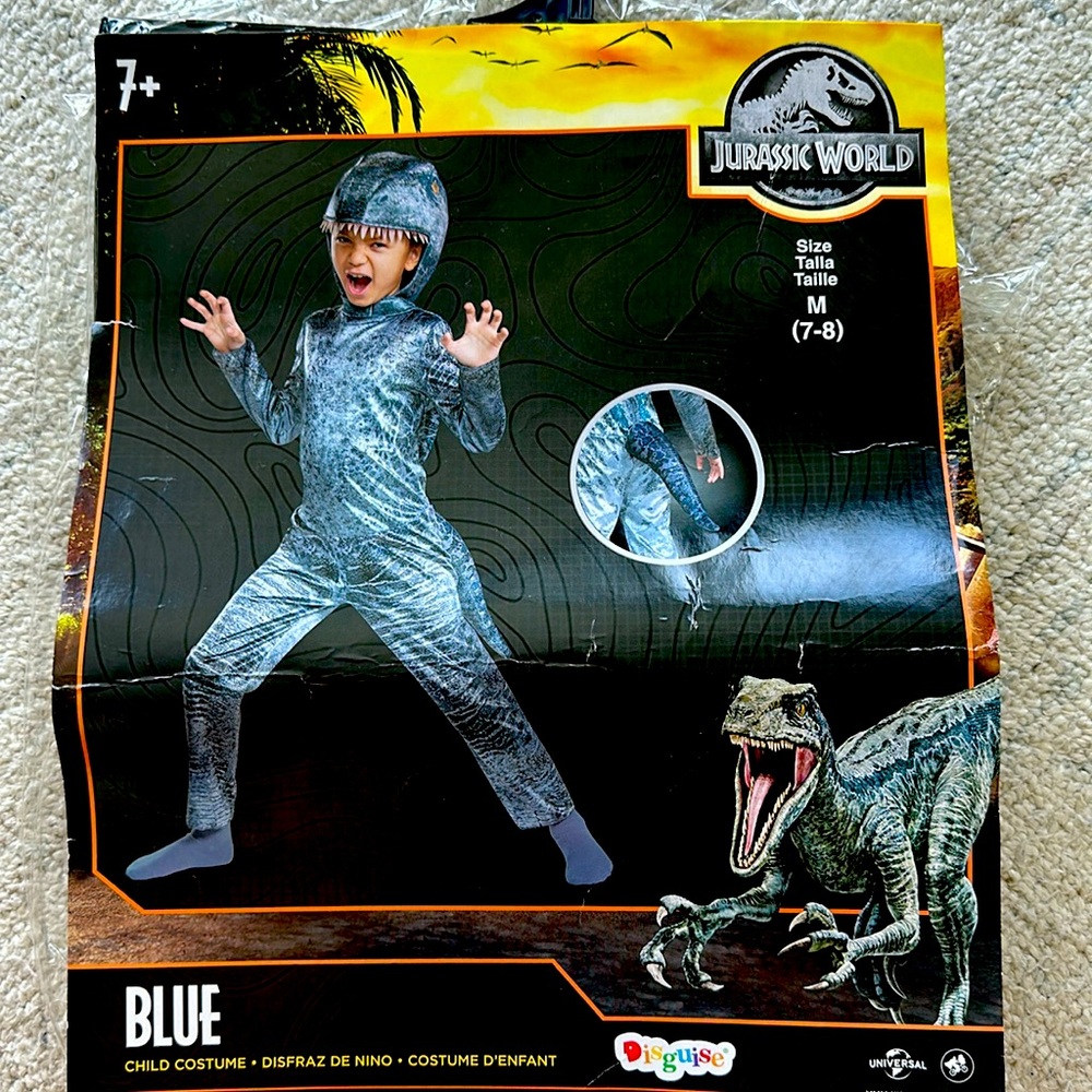 Jurassic world Blue dinosaur costume